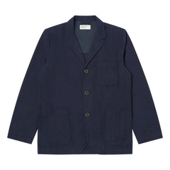 Universal Works - Moleskine Buttoned Jacket | Navy Blue