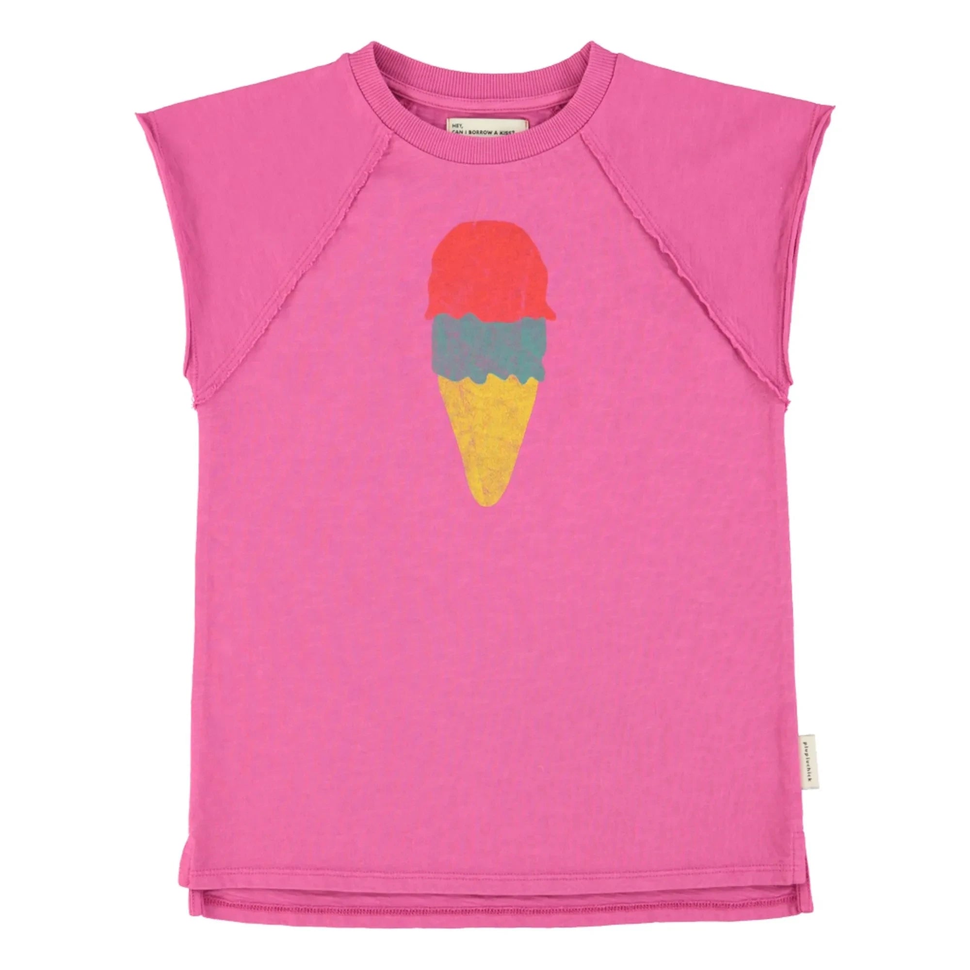 Piupiuchick - Glace T-Shirt Dress | Fuchsia
