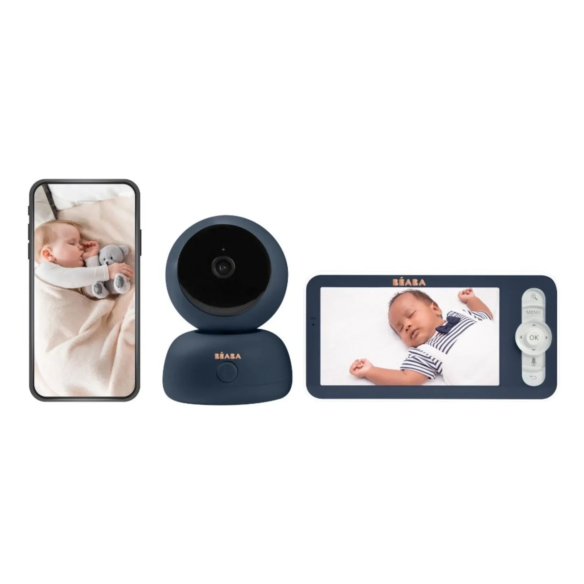 Béaba - Zen Premium Baby Monitor | Night Blue