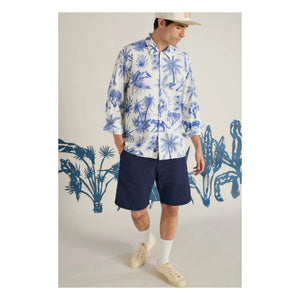 Universal Works - Chemise Camp Jungle Toile | White