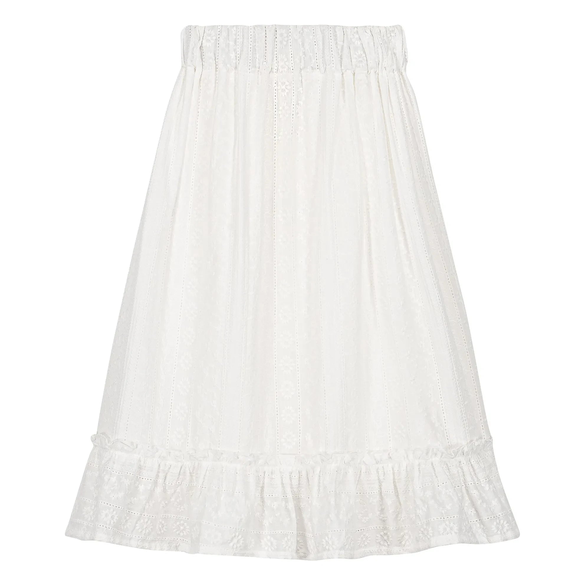 We Are Kids - Harper Embroidered Skirt Organic Cotton | White