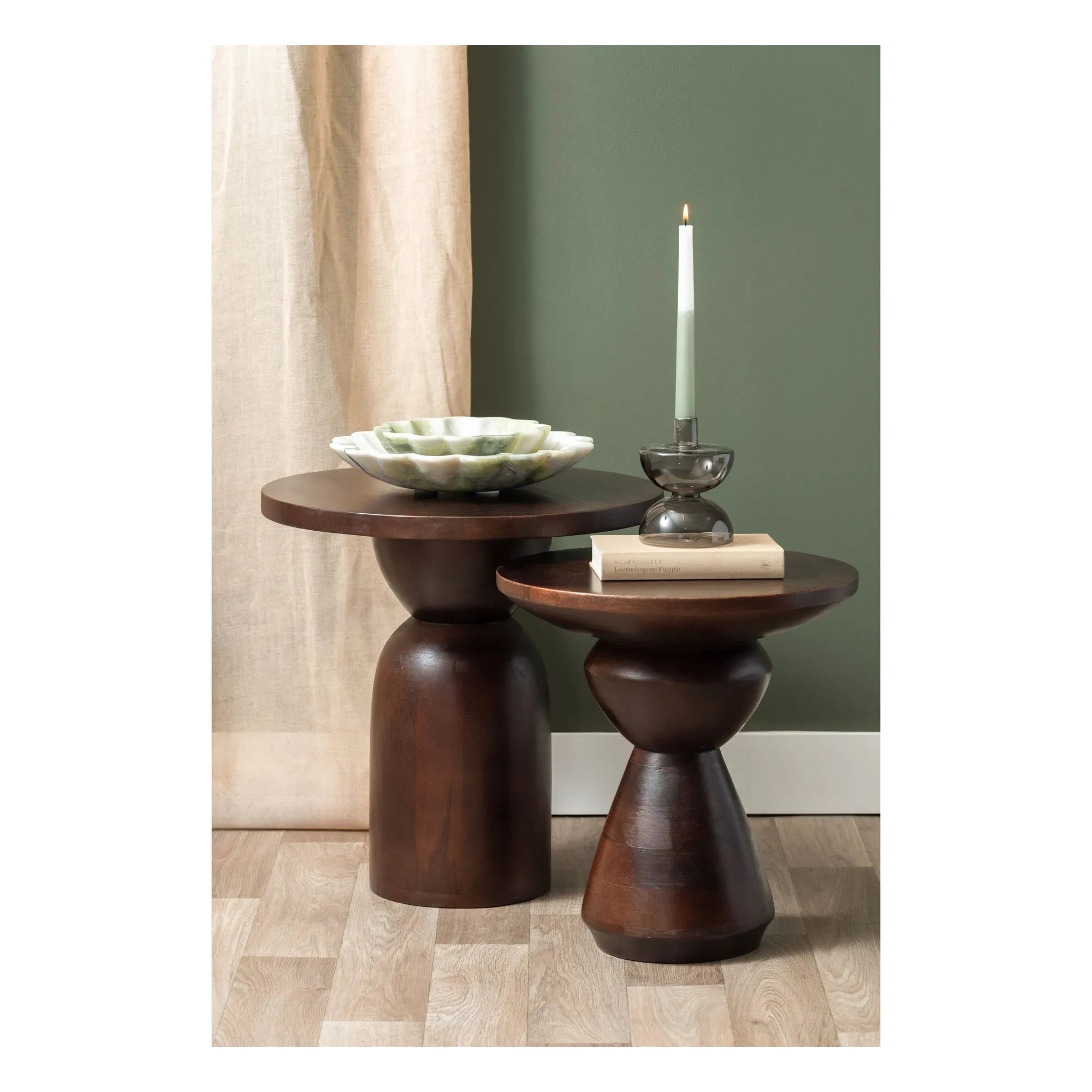 Present Time - Noche Side Table | Brown