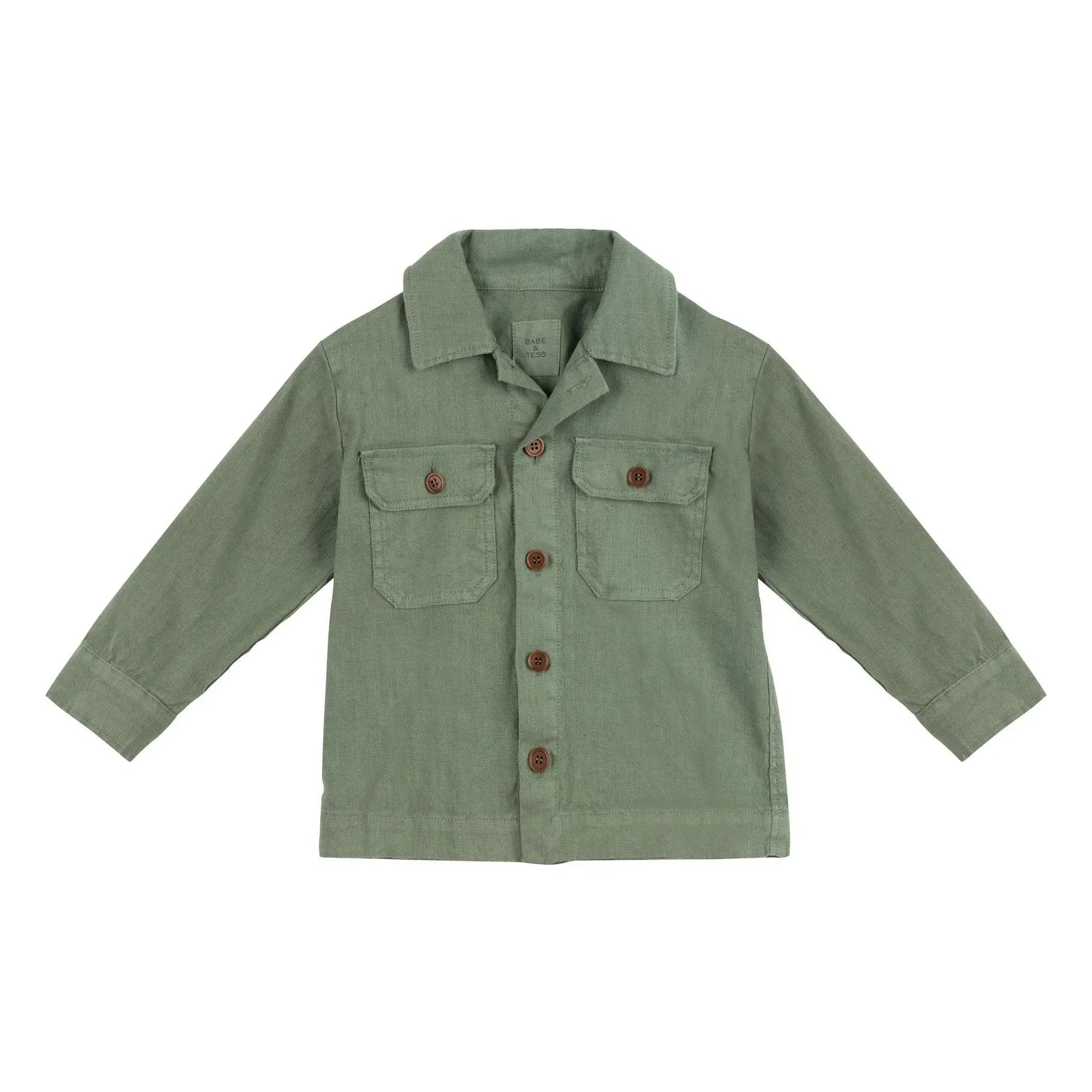 Babe & Tess - Léo Overshirt | Green