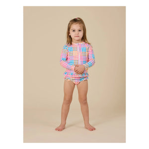 Goldie + Ace - Carreaux Bath Panties | Pink