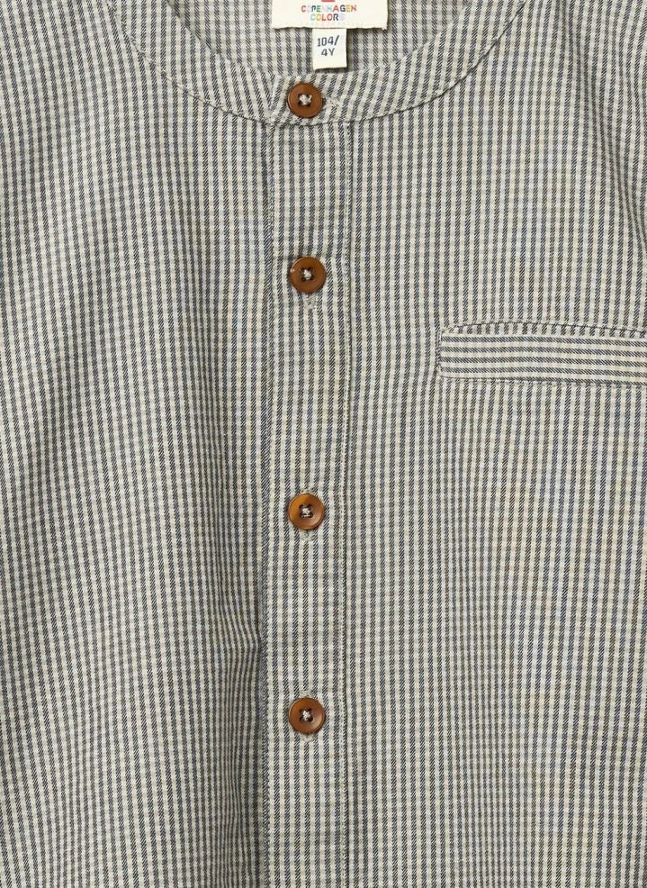 Copenhagen Colors - Organic Cotton Checked Shirt | Gray