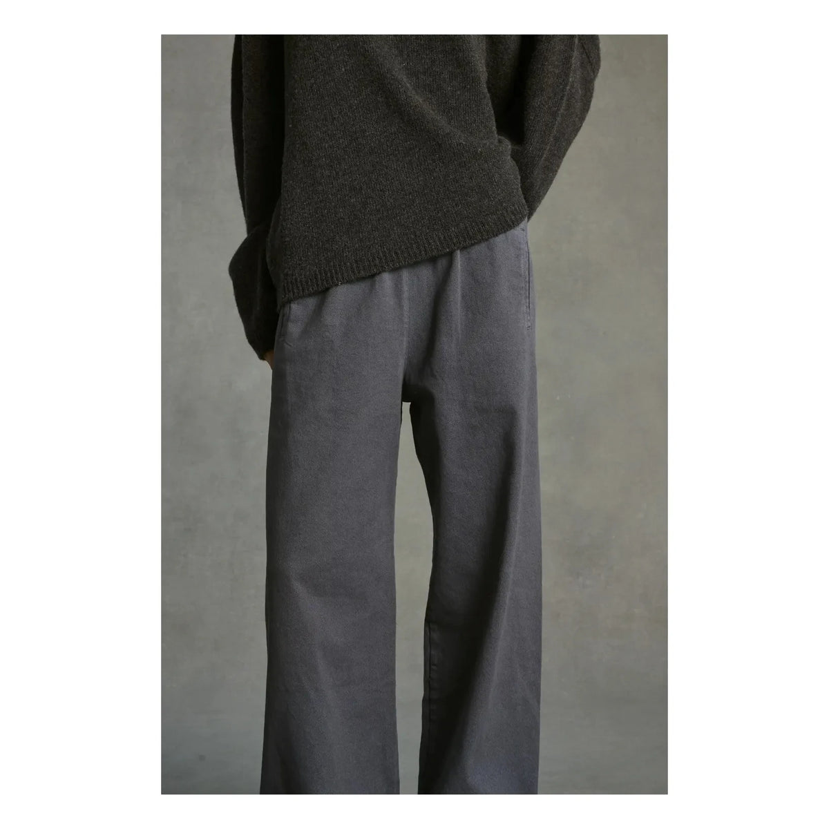 Hod - Elastic Jim Pants | Charcoal Gray