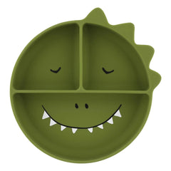 Trixie - Mr. Dino Compartments Vacuum Plate | Green