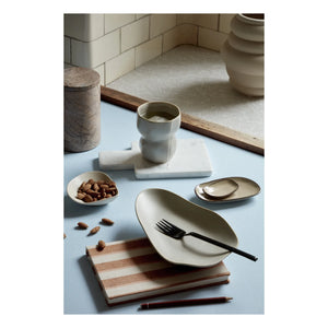 Broste Copenhagen - Limfjord Ceramic Plate | Light Gray