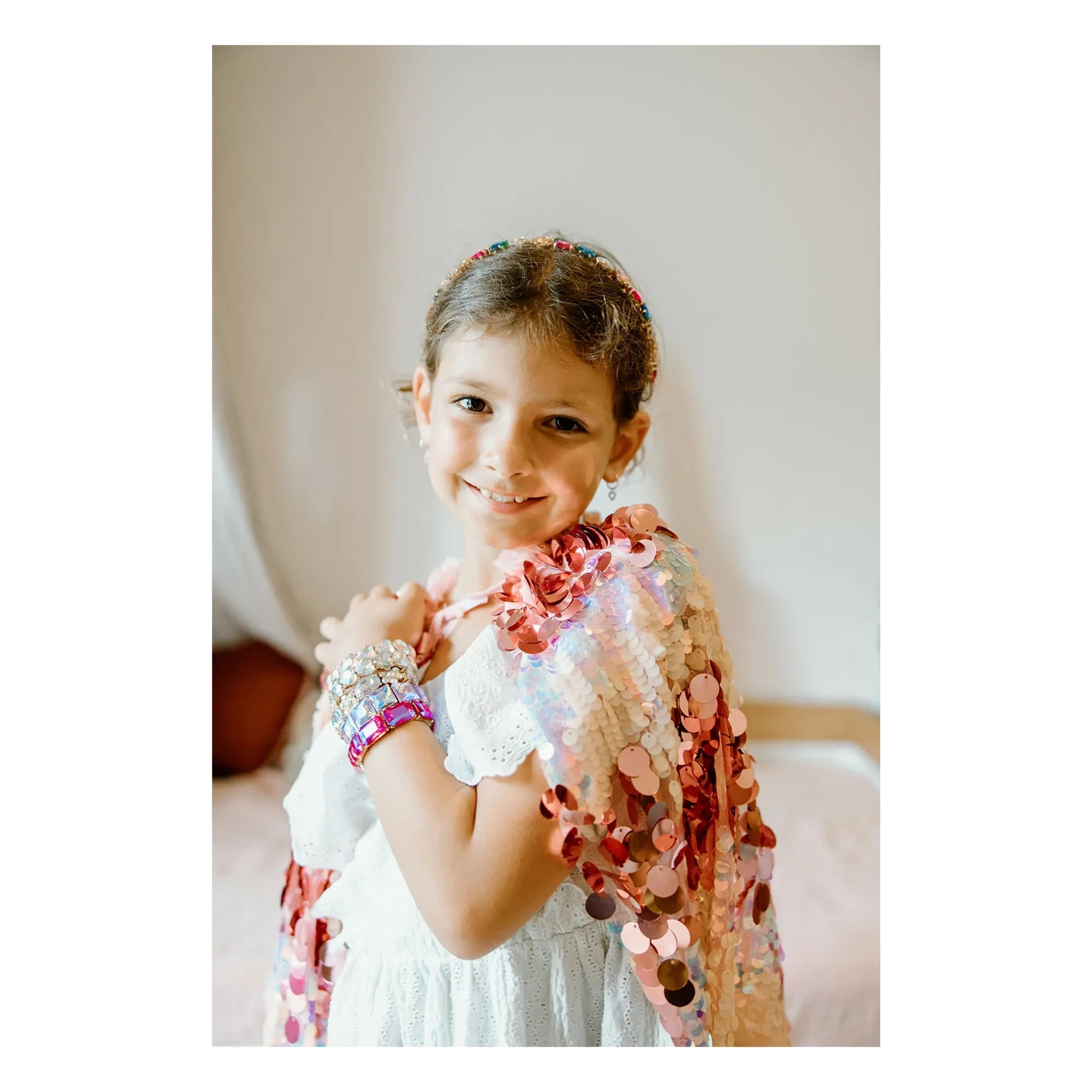Great Pretenders - 5th Avenue Sequin Cape | Pink
