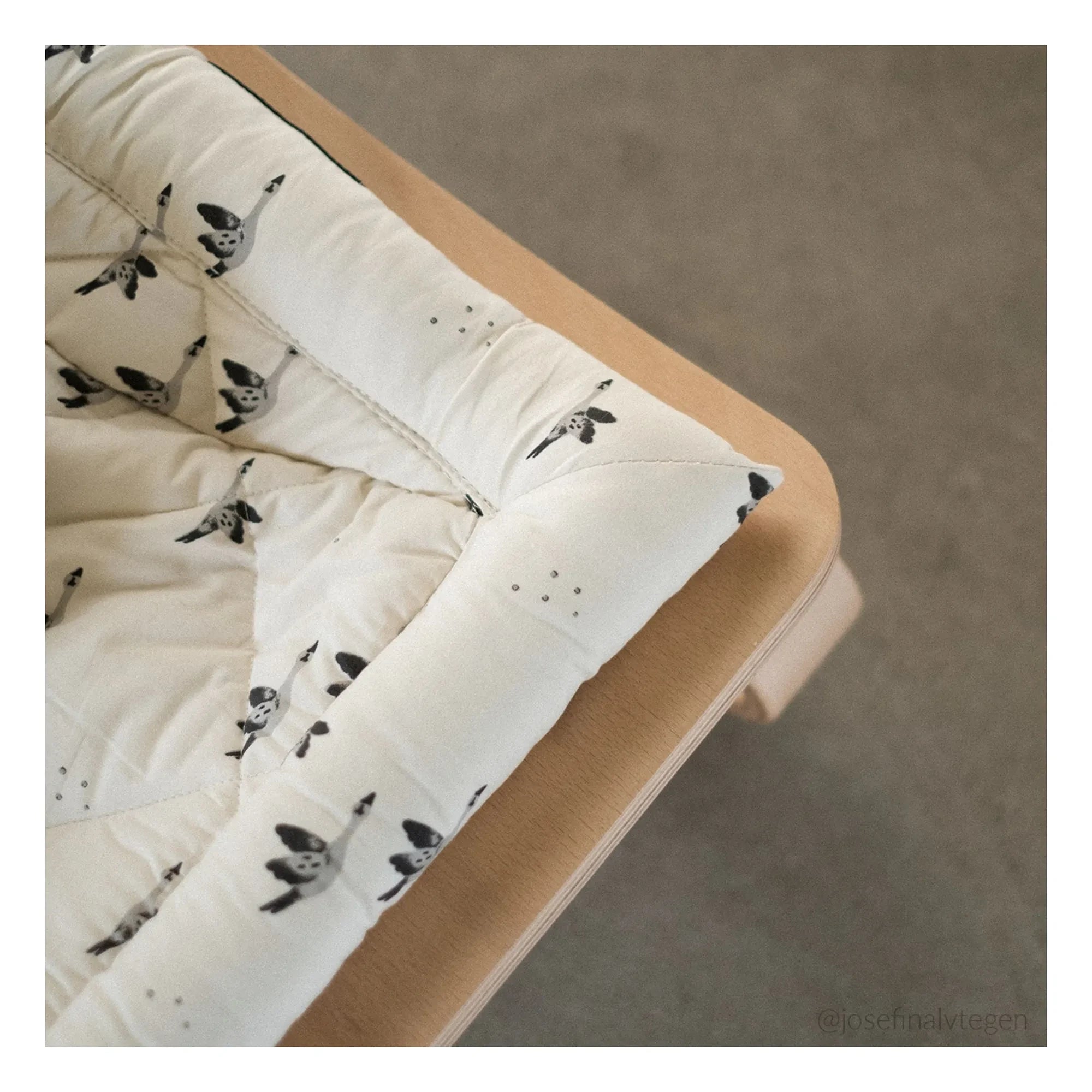 Charlie Crane - Levo Beechwood Chair - Charlie Crane x Rose in April | Ecru