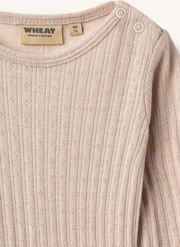 Wheat - Cotelé Liea Bodysuit | Ecru