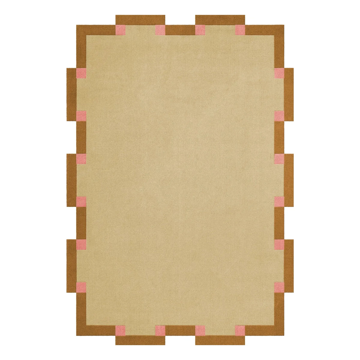 Layered - Wool Rug Fregio, Tekla Evelina Severin | Beige