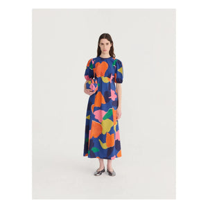 Bobo Choses - Blooming Color Organic Cotton Dress | Blue