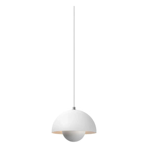 & Tradition - Flowerpot VP1 Sarkıt Lamba, Verner Panton | Beyaz