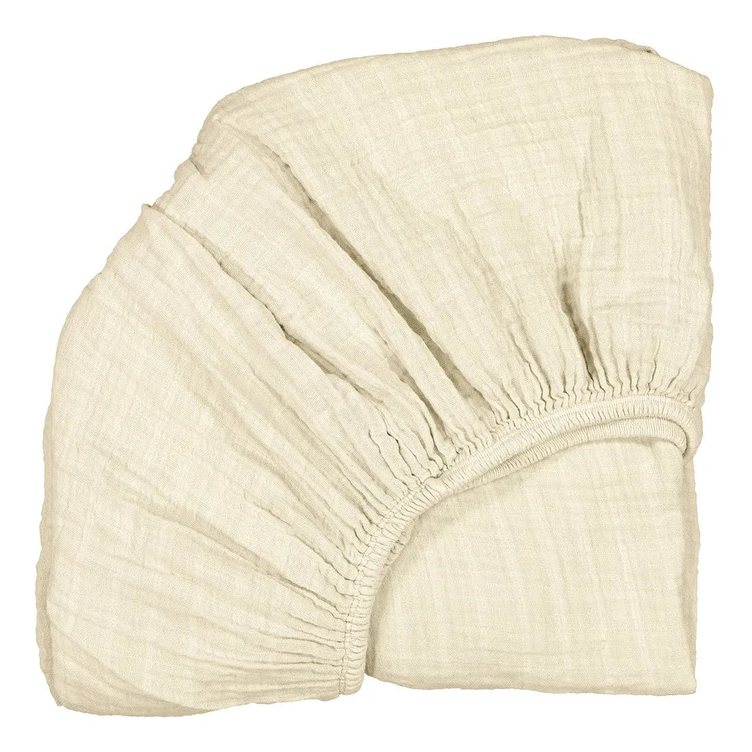 Charlie Crane - Kimi Convertible Crib Organic Cotton Fitted Sheet | Beige