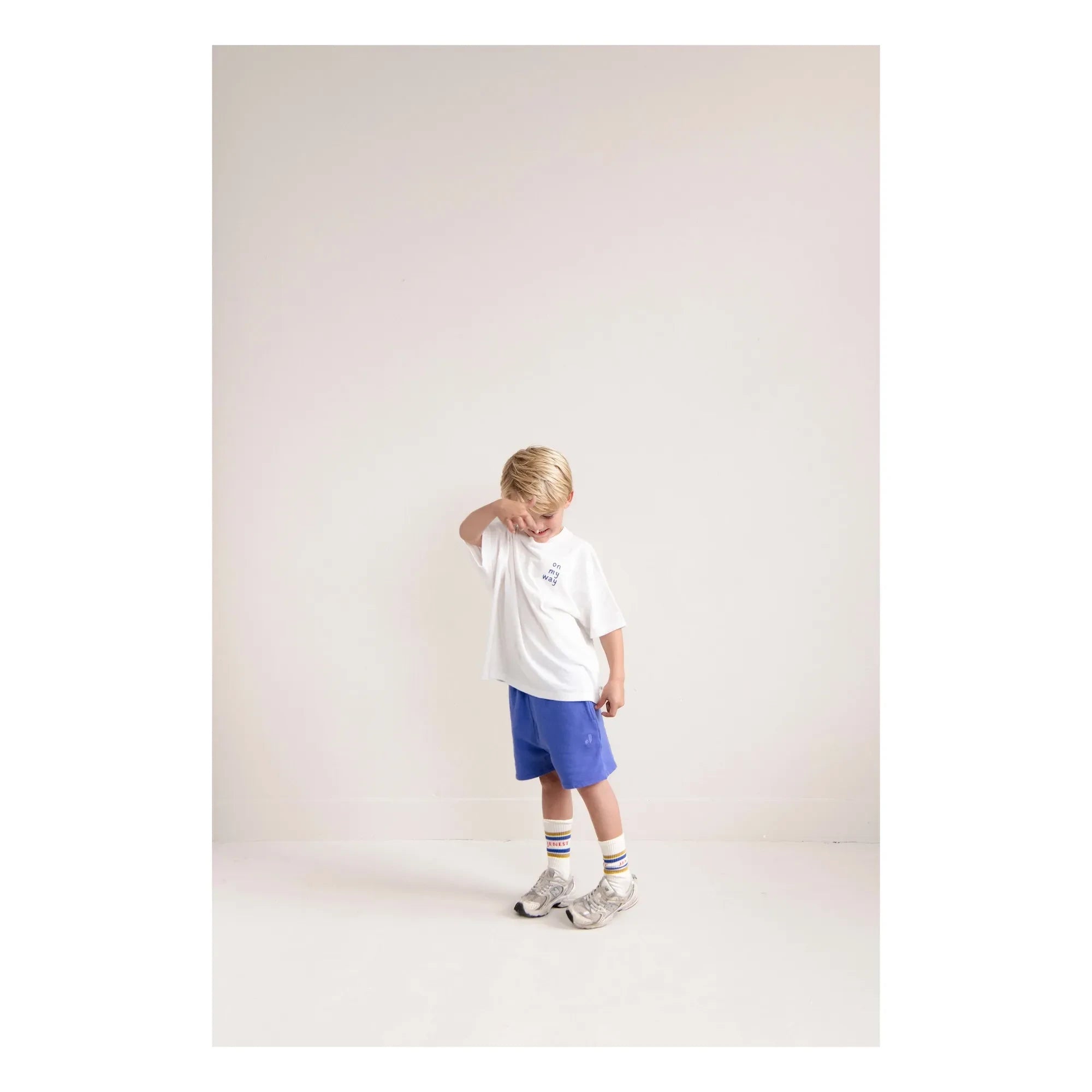 Jenest - Oversized T-Shirt Ben On my Way Organic Cotton | White