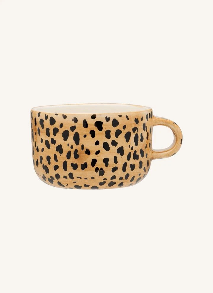 Anna + Nina - Leopard mug | Brown