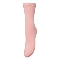 Becksöndergaard - Glitter Ribbed Socks | Pink