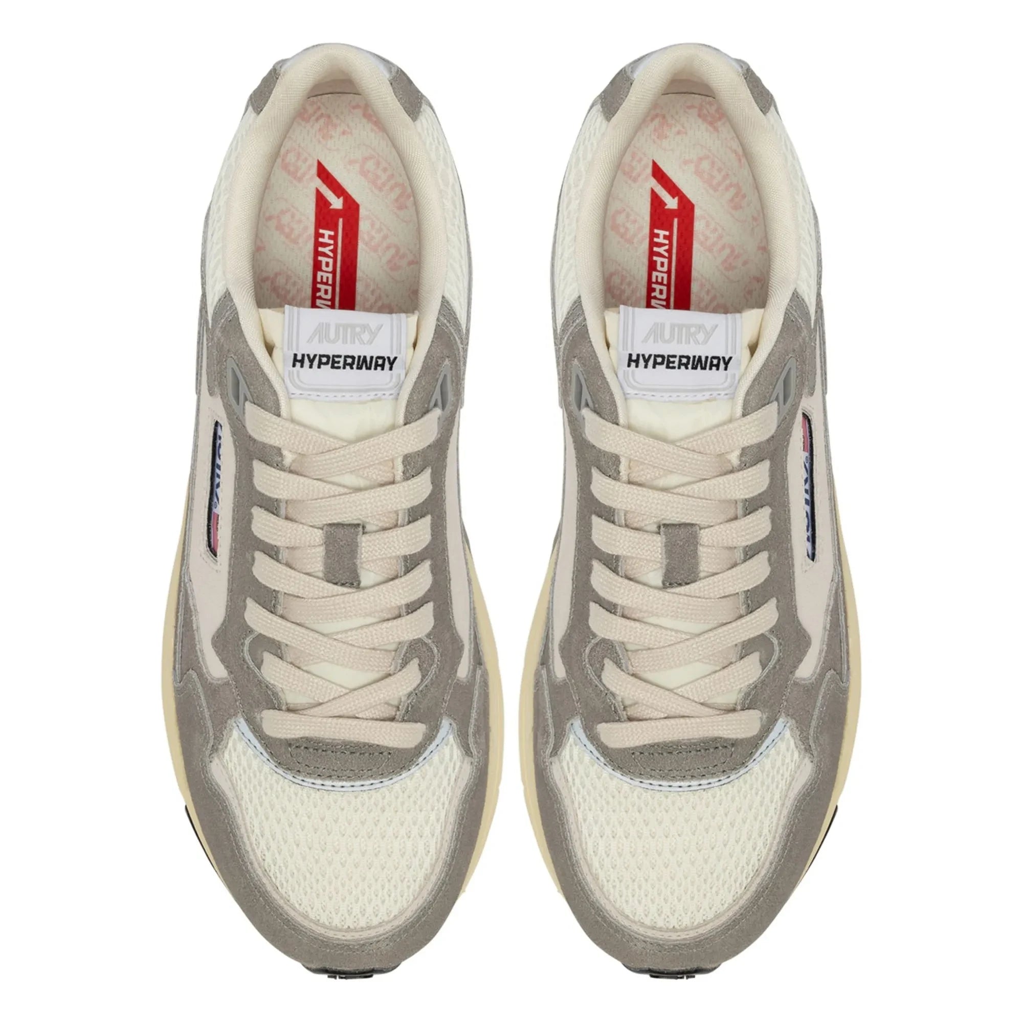 Autry - Hyperway Two-Tone Suede Sneakers | Gray