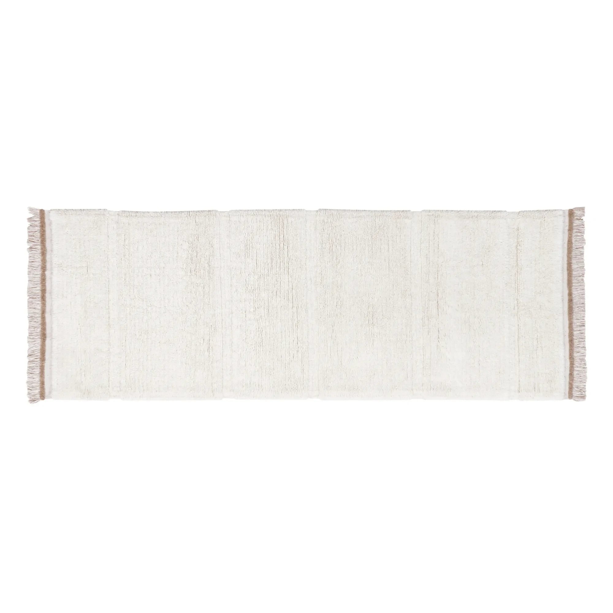 Lorena Canals - Steppe Runner Rug | White