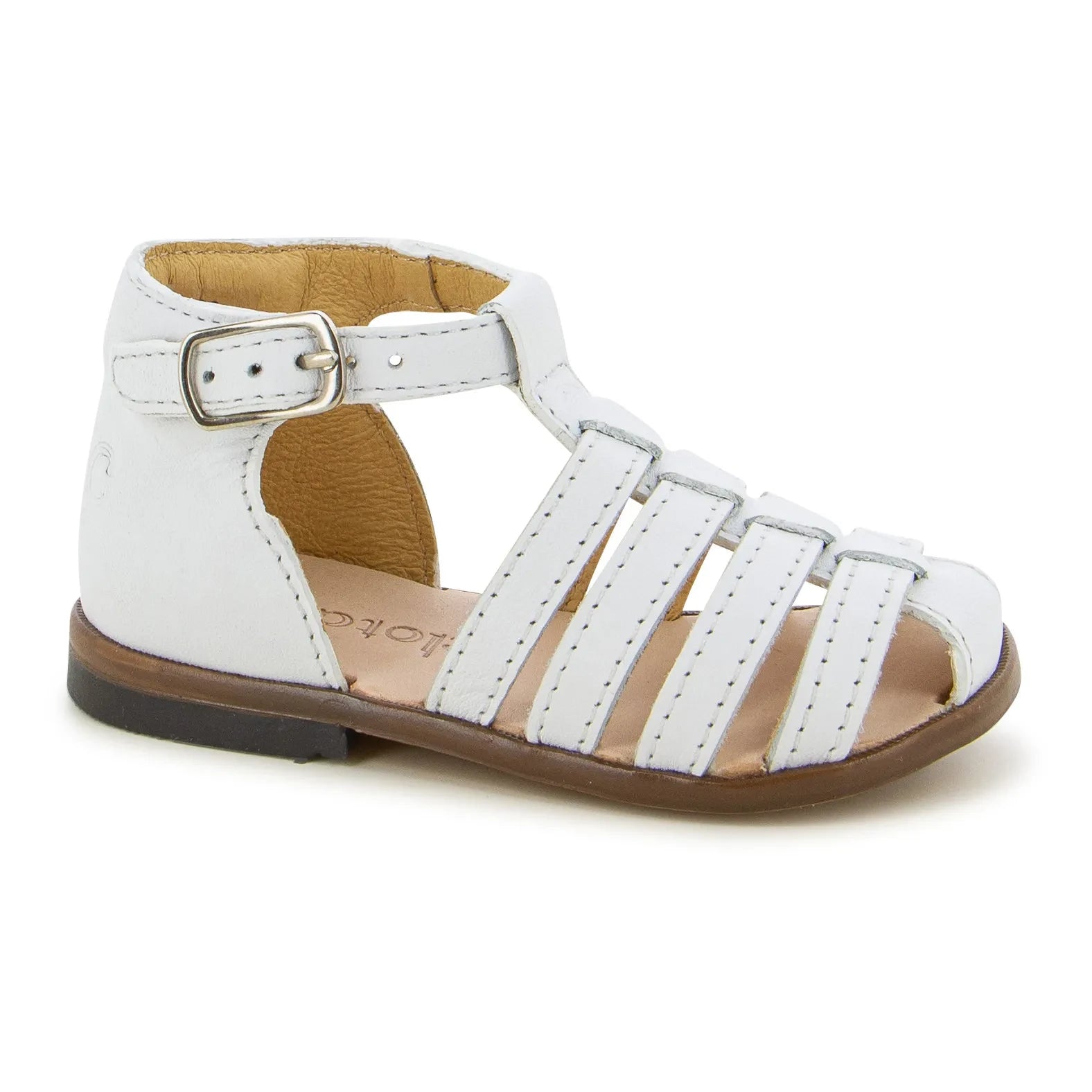 Clotaire - Zeus Gorgo Sandals | White