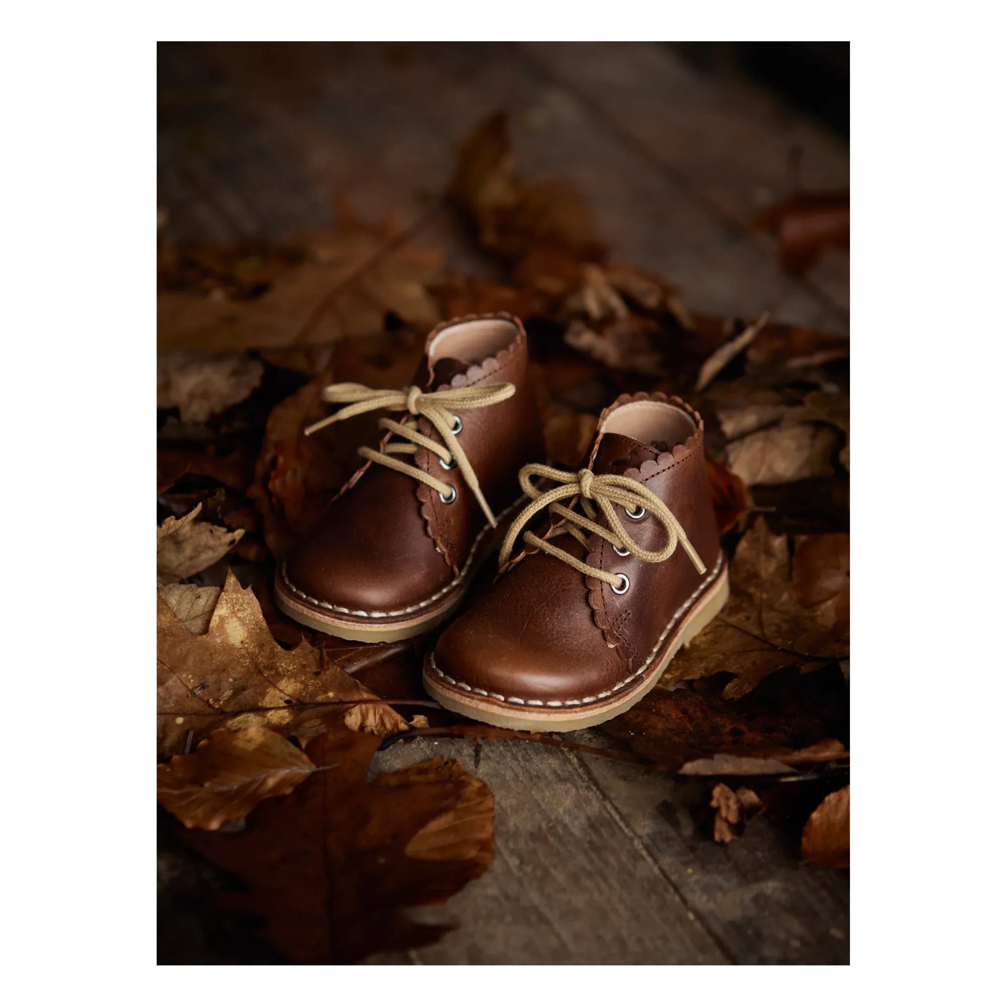 Petit Nord - Fringed Boots | Brown