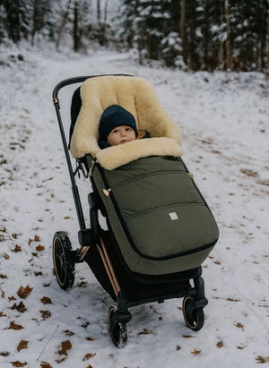 Kaiser - Dublas 2.0 universal lambskin footmuff | Khaki