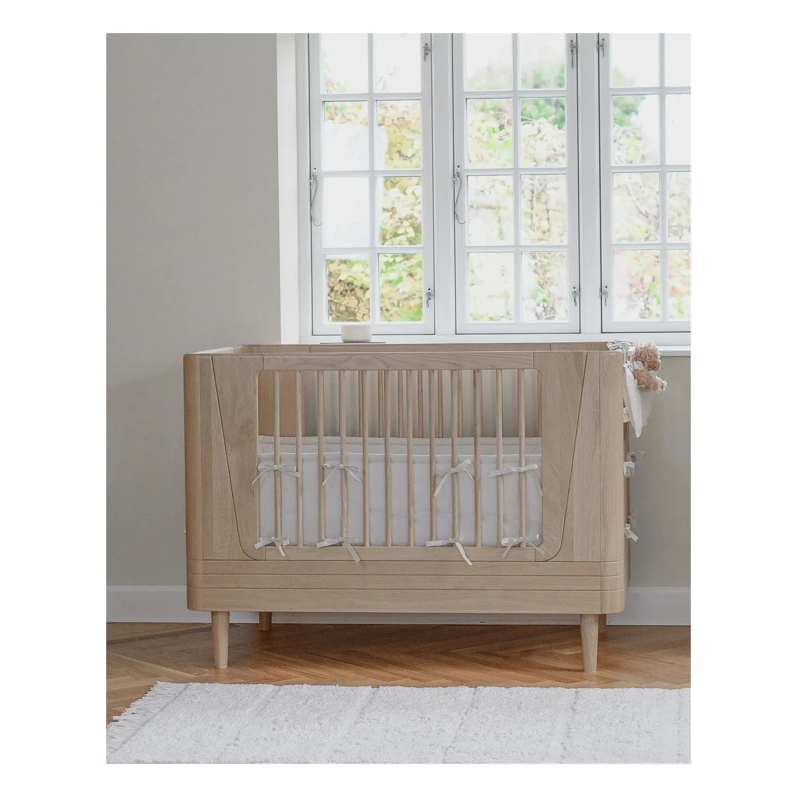 We Are Bitte - Organic Cotton Crib Bumper | Sand