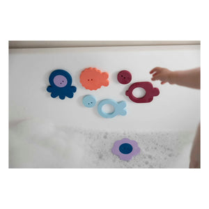 Quut - Seaside Bath Puzzle | Burgundy