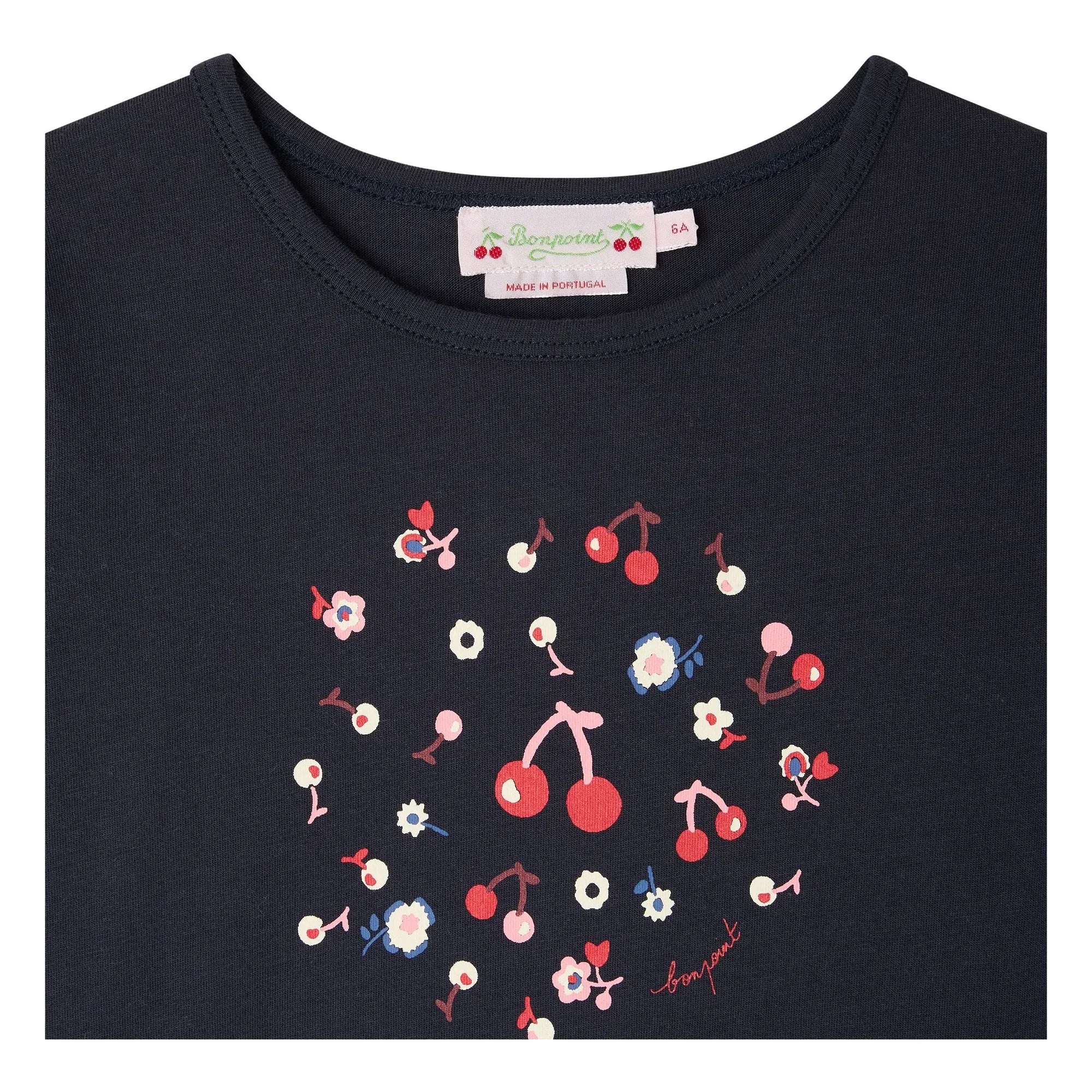 Bonpoint - Tidjiane Organic Cotton T-Shirt | Navy Blue