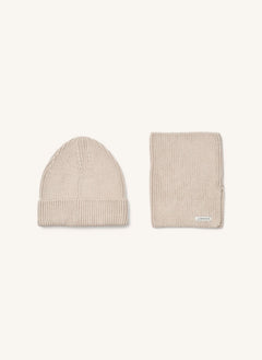Liewood - Lina hat and neck warmer set | Ecru