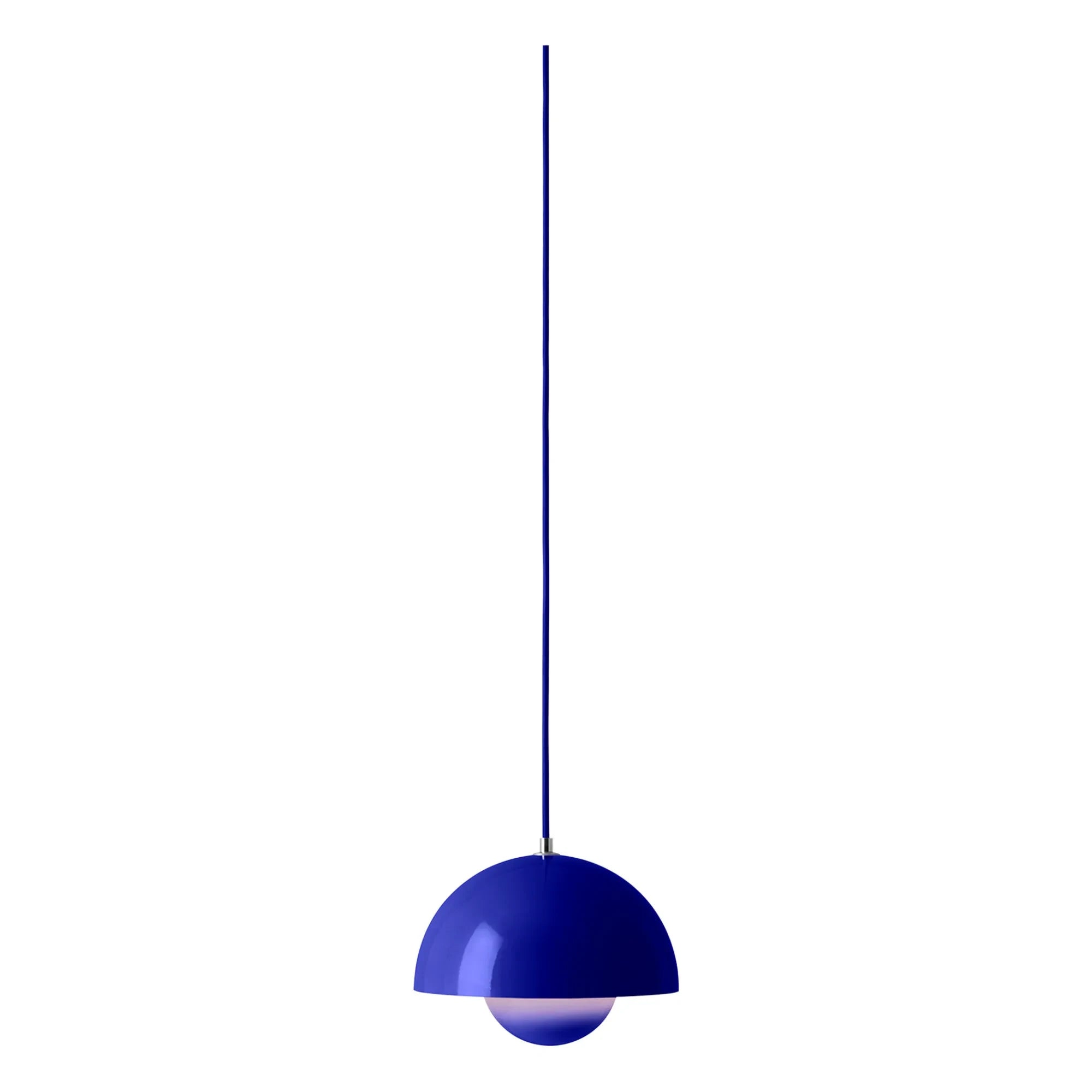 & Tradition - Flowerpot VP1 Pendant Lamp, Verner Panton, 1968 | Blue