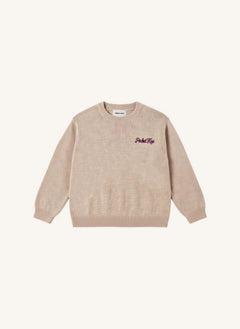 Smallable Kid - Shelly Pocket Kiss Wool Sweater | Cream