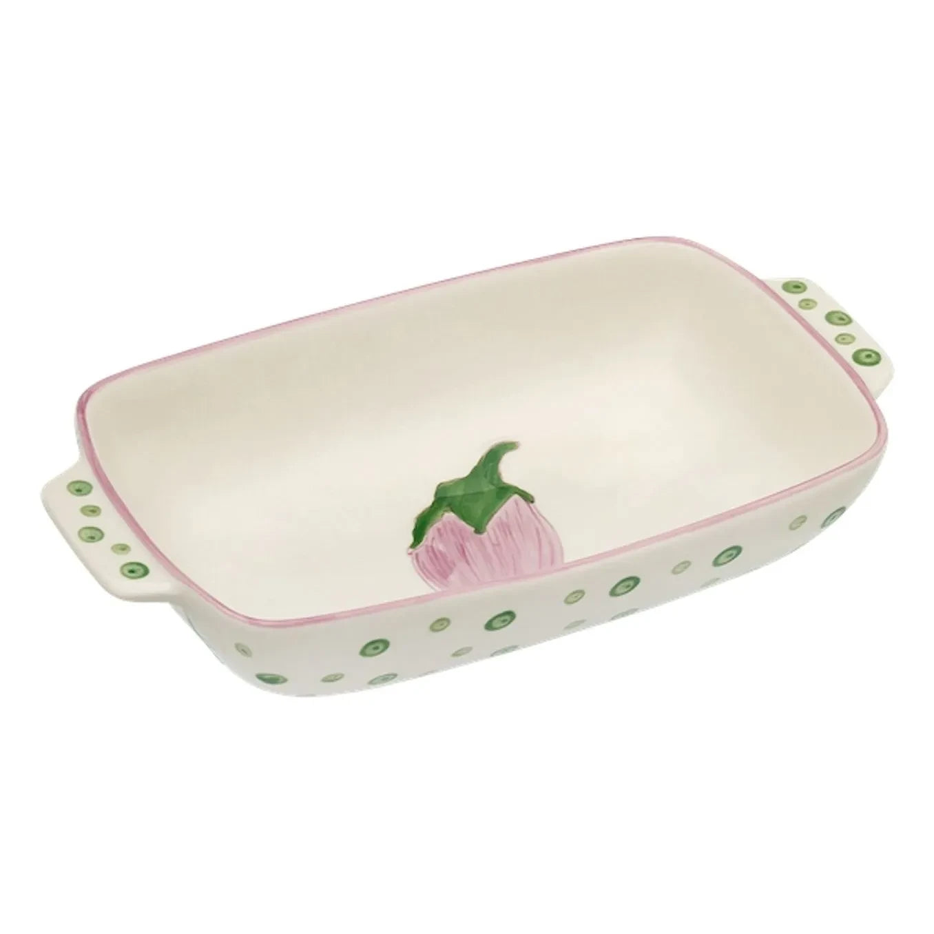 Anna + Nina - Eggplant Stoneware Baking Dish | Purple