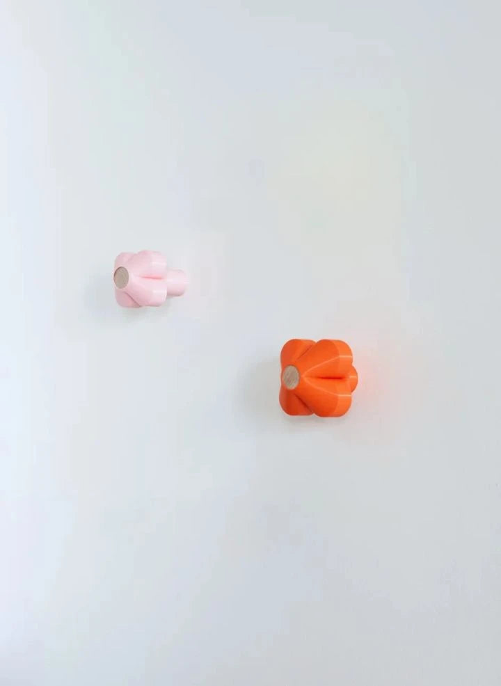 Warren & Laëtitia - Amy Wall Hooks - Set of 2 | Orange