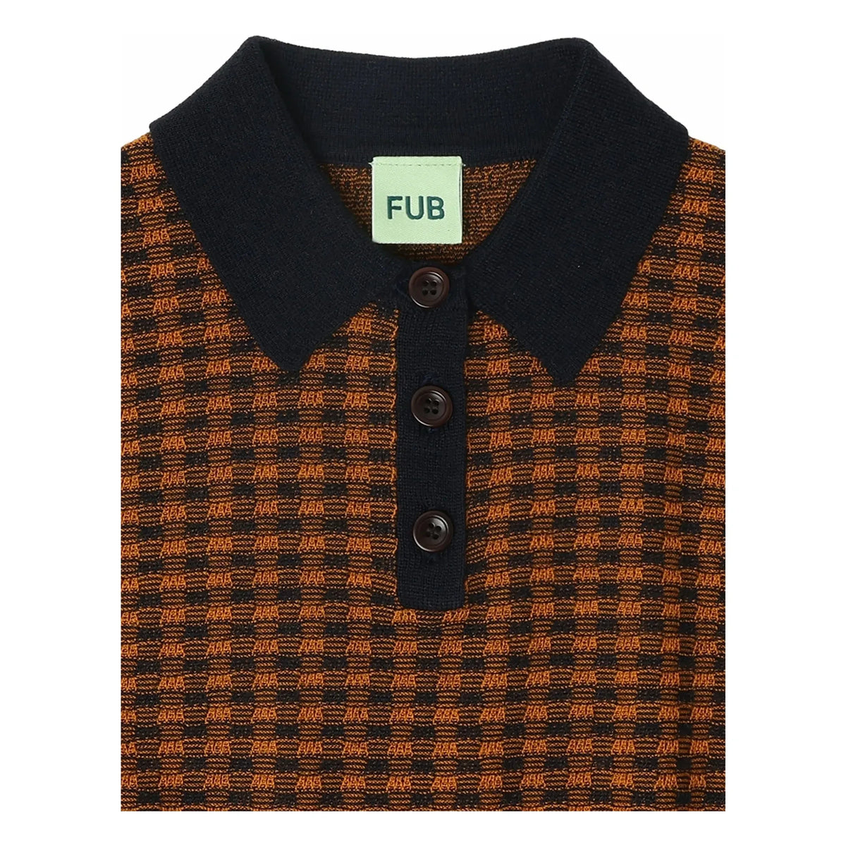 FUB - Merino Wool Polo Shirt | Navy