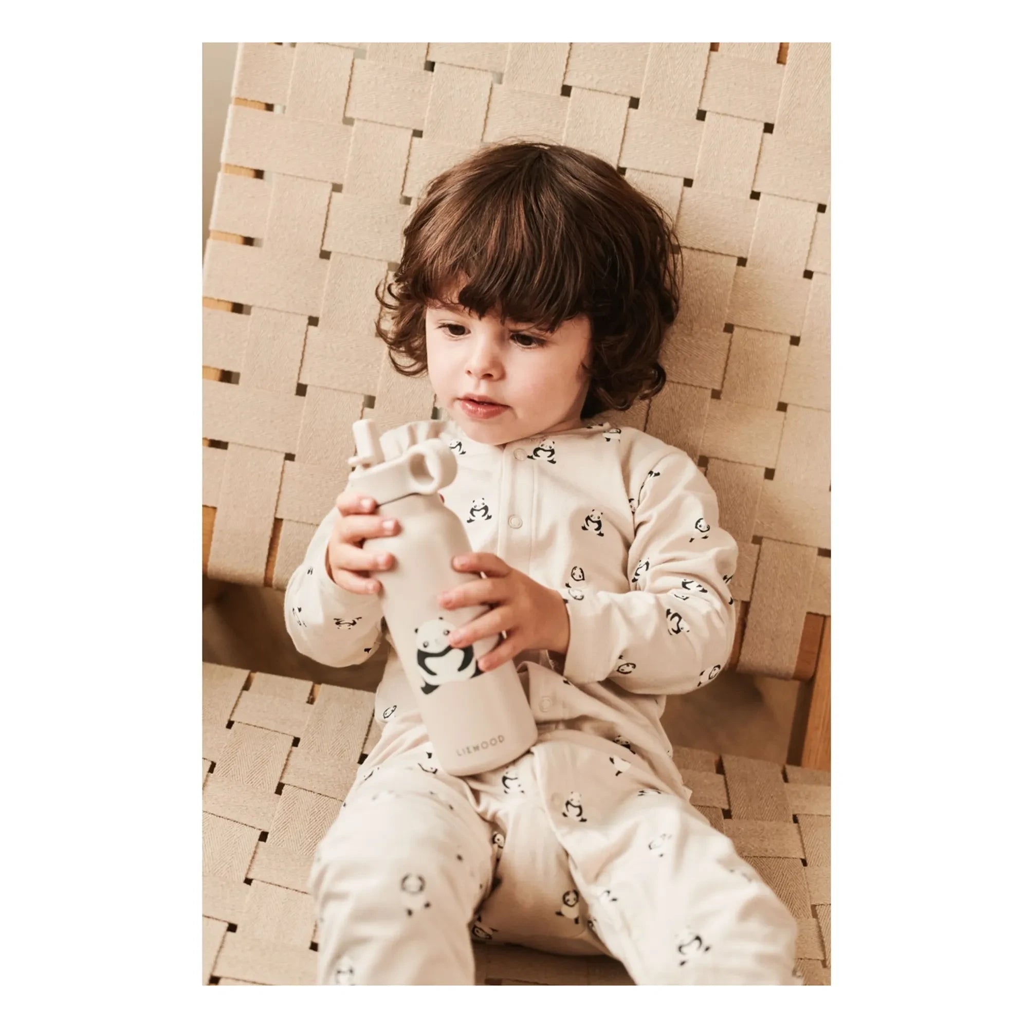 Liewood - Organic Cotton Pajama Birk Pandas | Beige