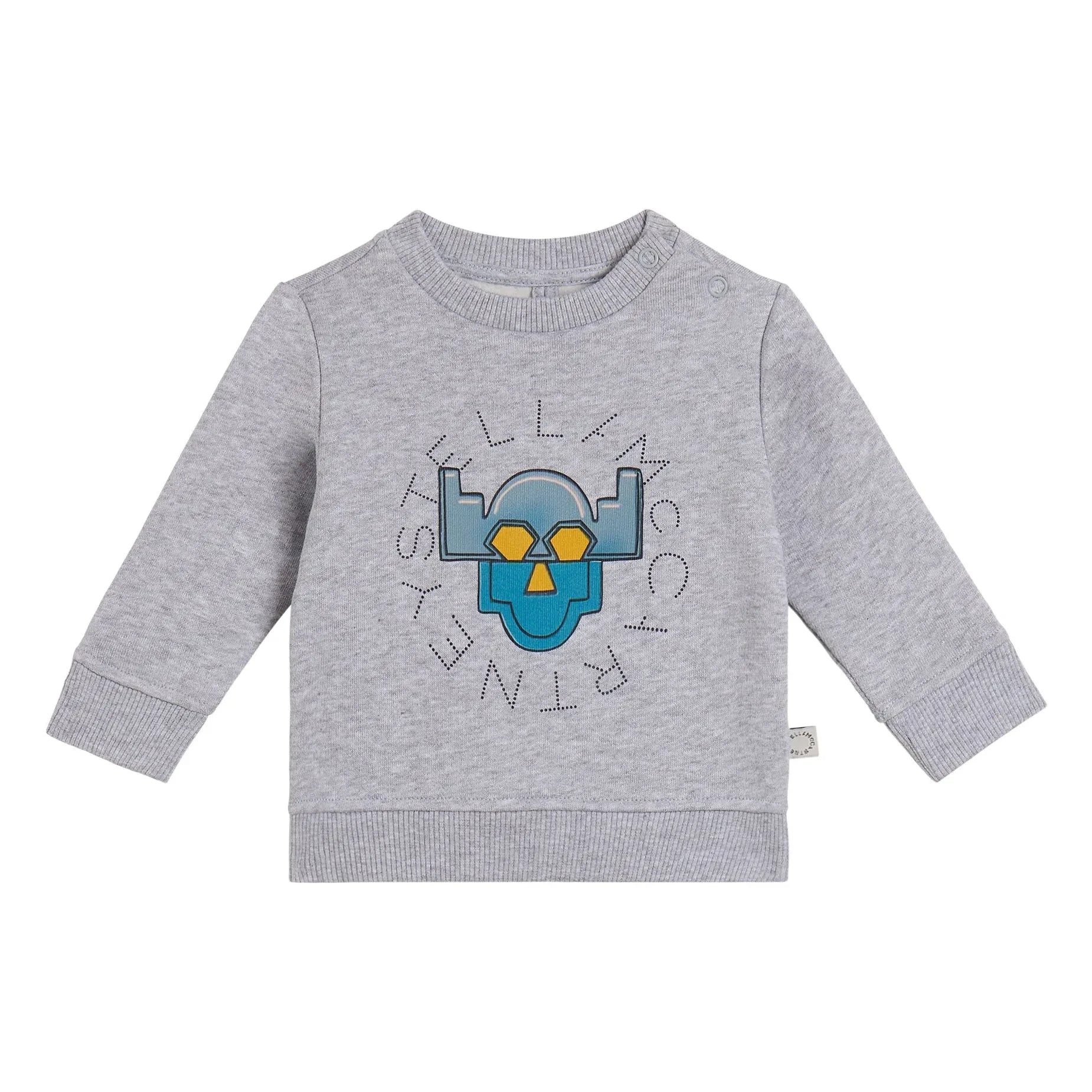 Stella McCartney Kids - Superhero Sweatshirt | Grey Melange
