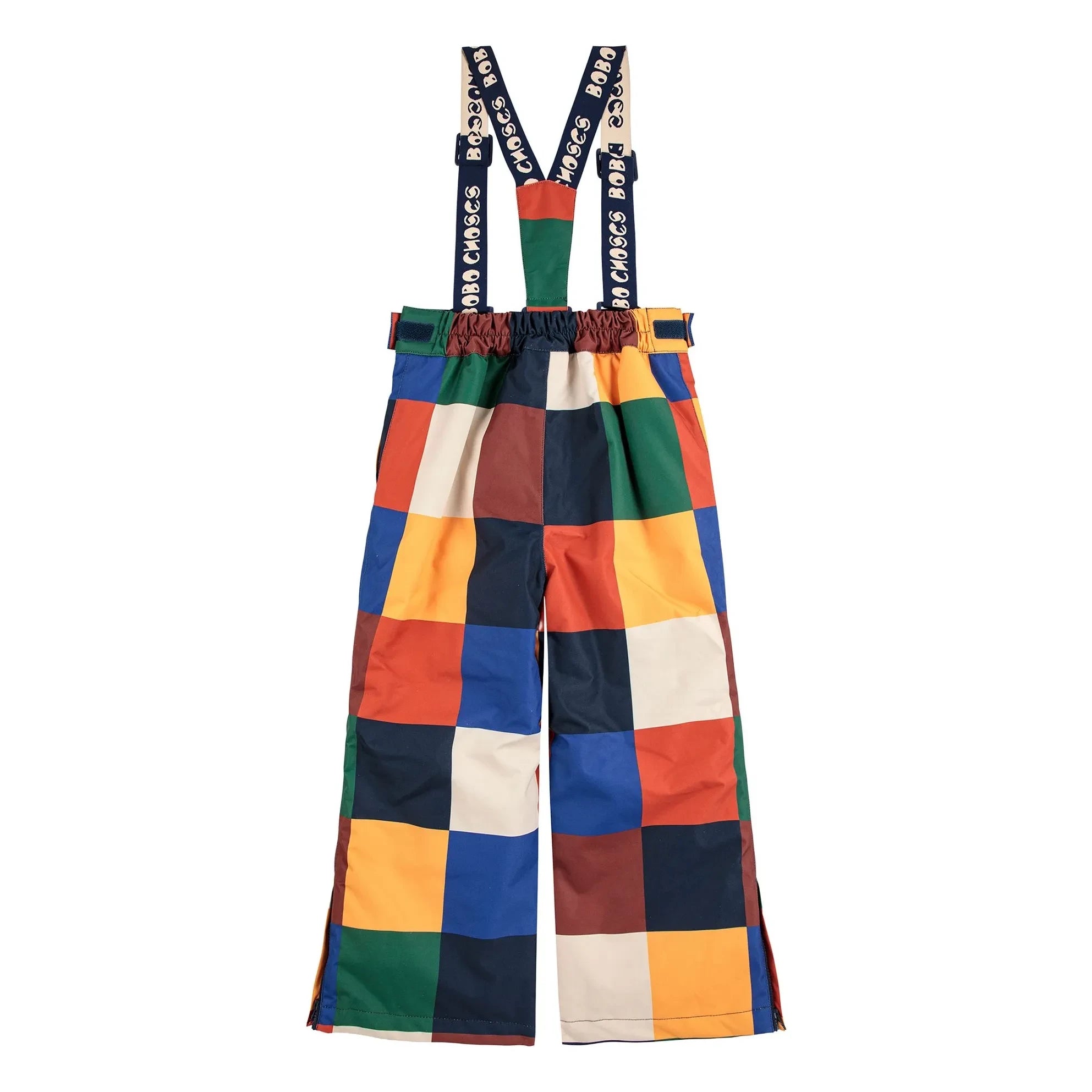 Bobo Choses - Carreaux Recycled Fiber Ski Pants | Blue
