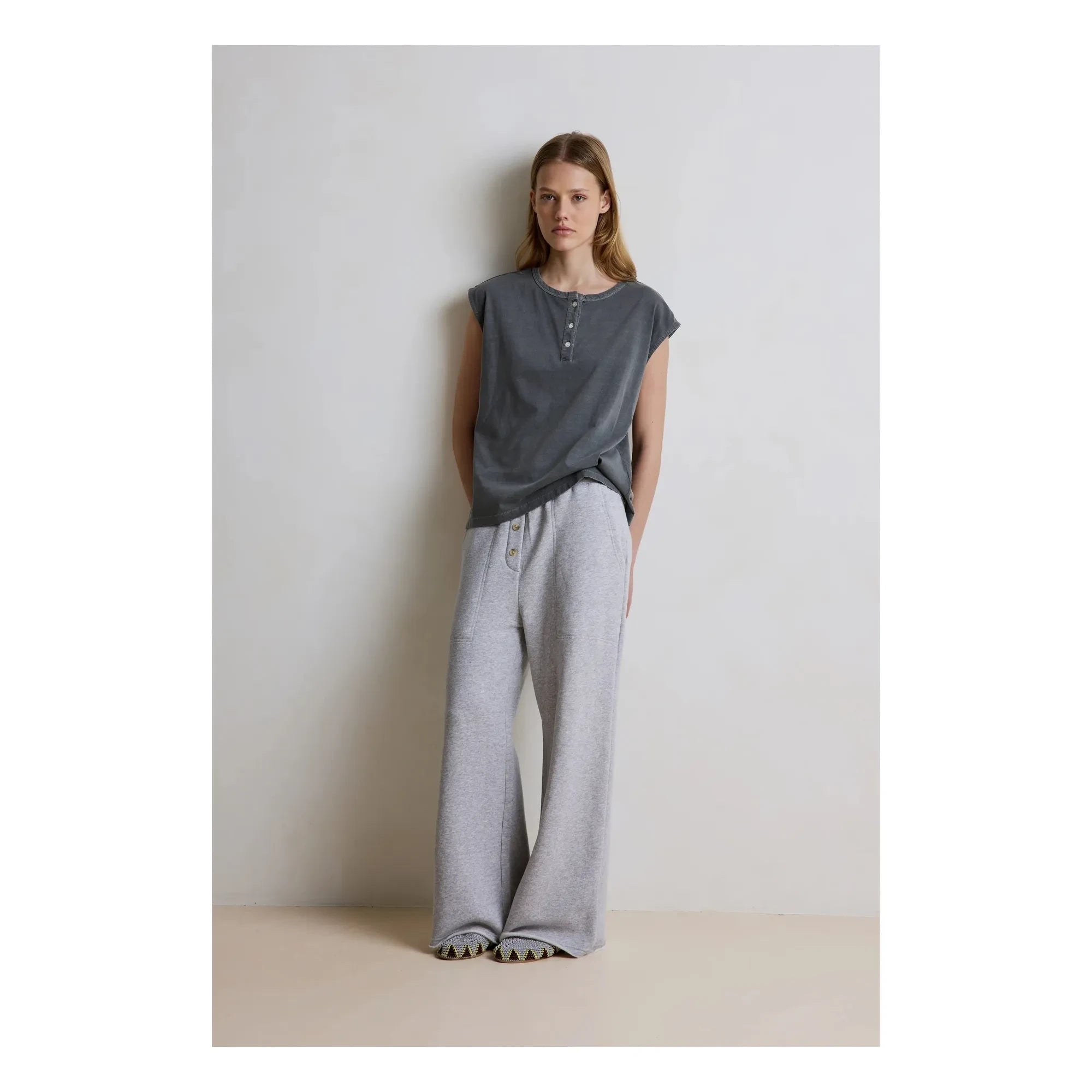 Hod - Juliena Cotton Tank Top | Carbon