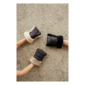BINIBAMBA - Lambskin Baby Stroller Gloves | Toast