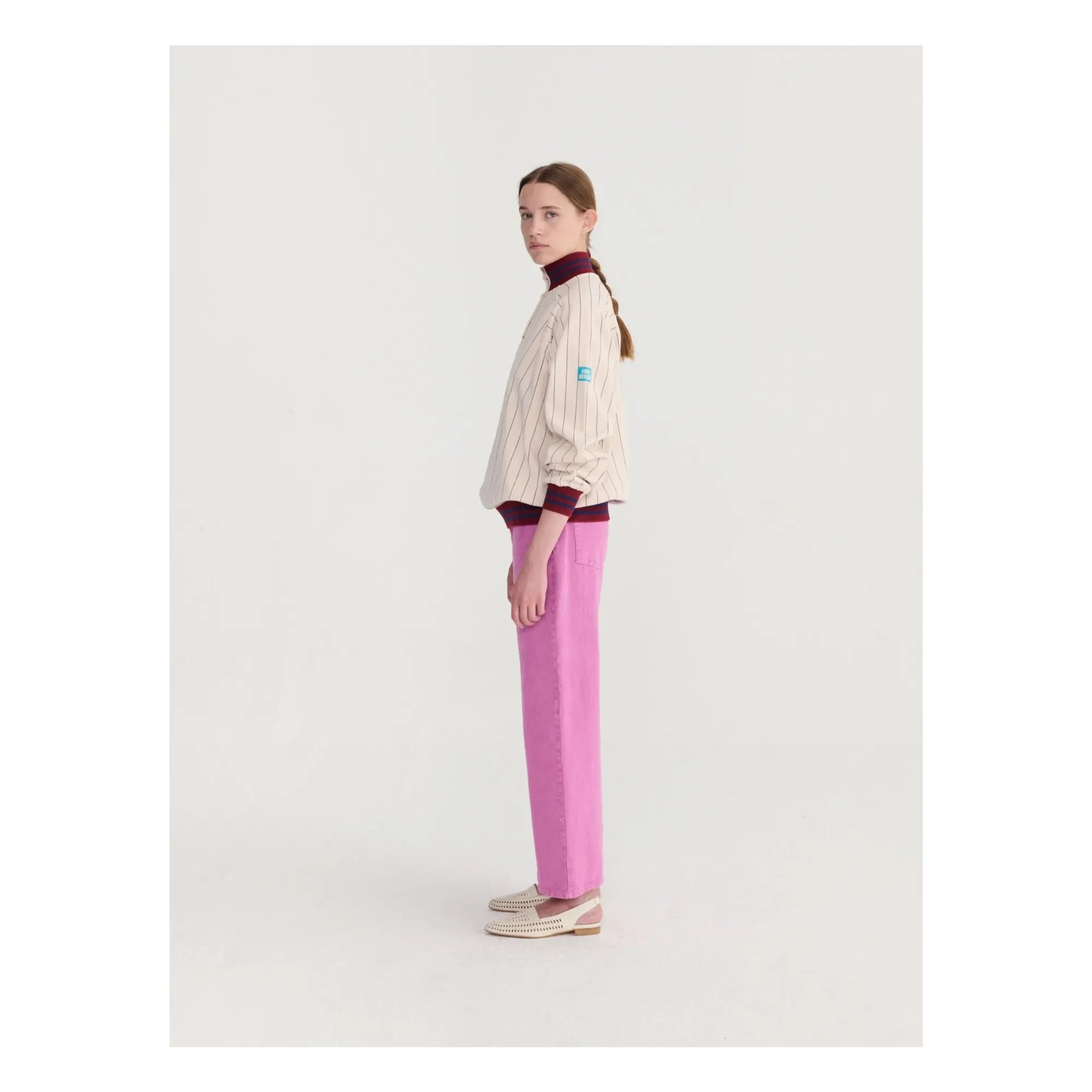 Bobo Choses - Loose Fit Organic Cotton Pants | Purple