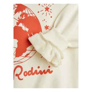 Mini Rodini - Mini Rodini Society Organic Cotton Sweatshirt | Ecru