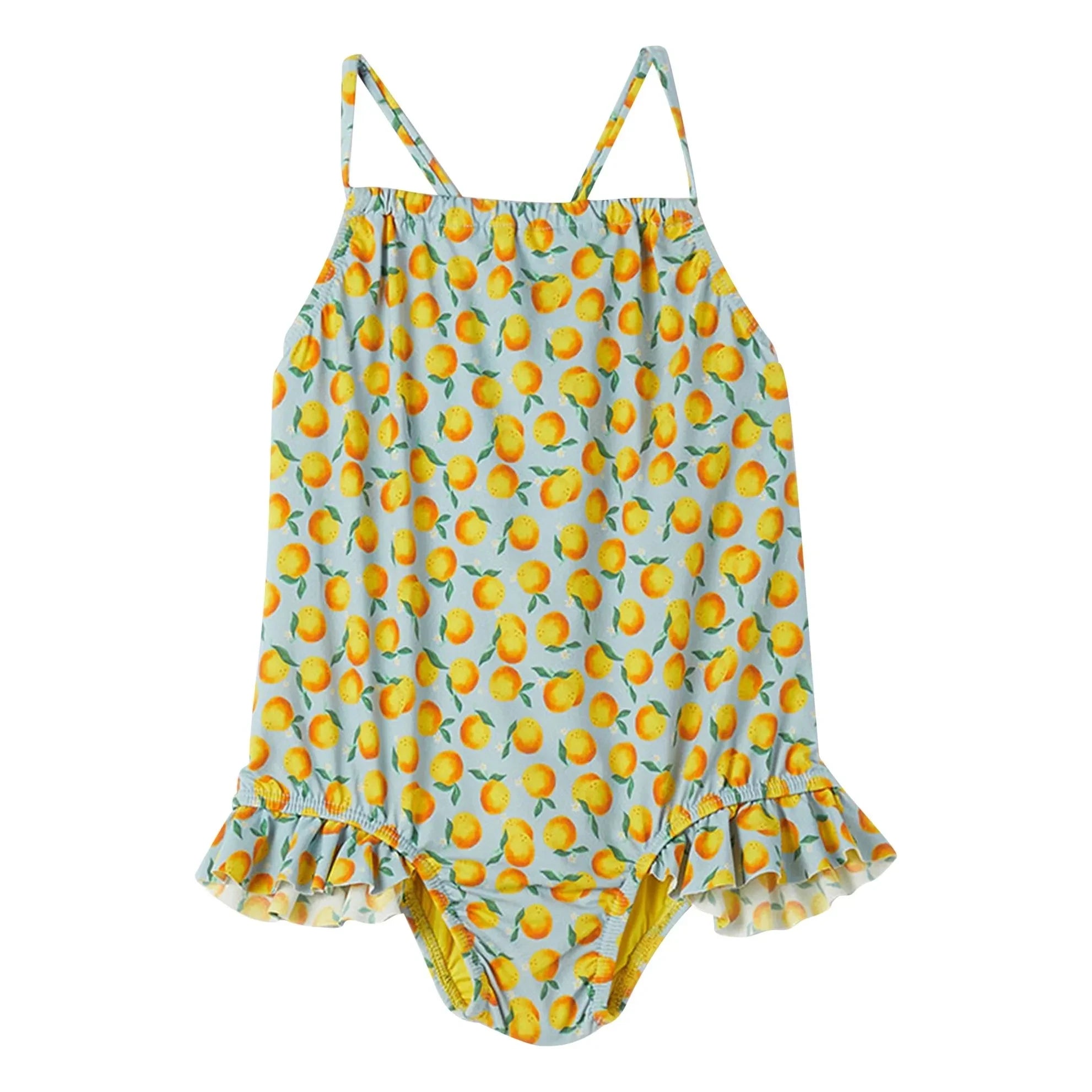 Fabula - One-Piece Swimsuit Orange | Light Blue