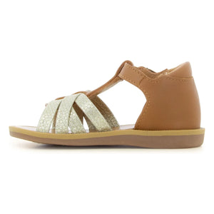 Pom d'Api - Poppy Open-Back Neptune Sandals | Camel