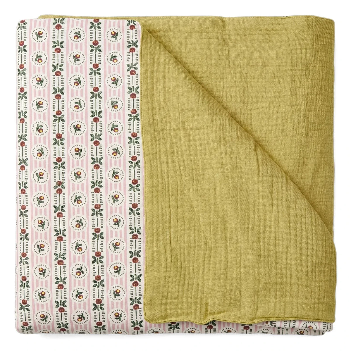 Editions Aimable - Raoul reversible curtain | pistachio green