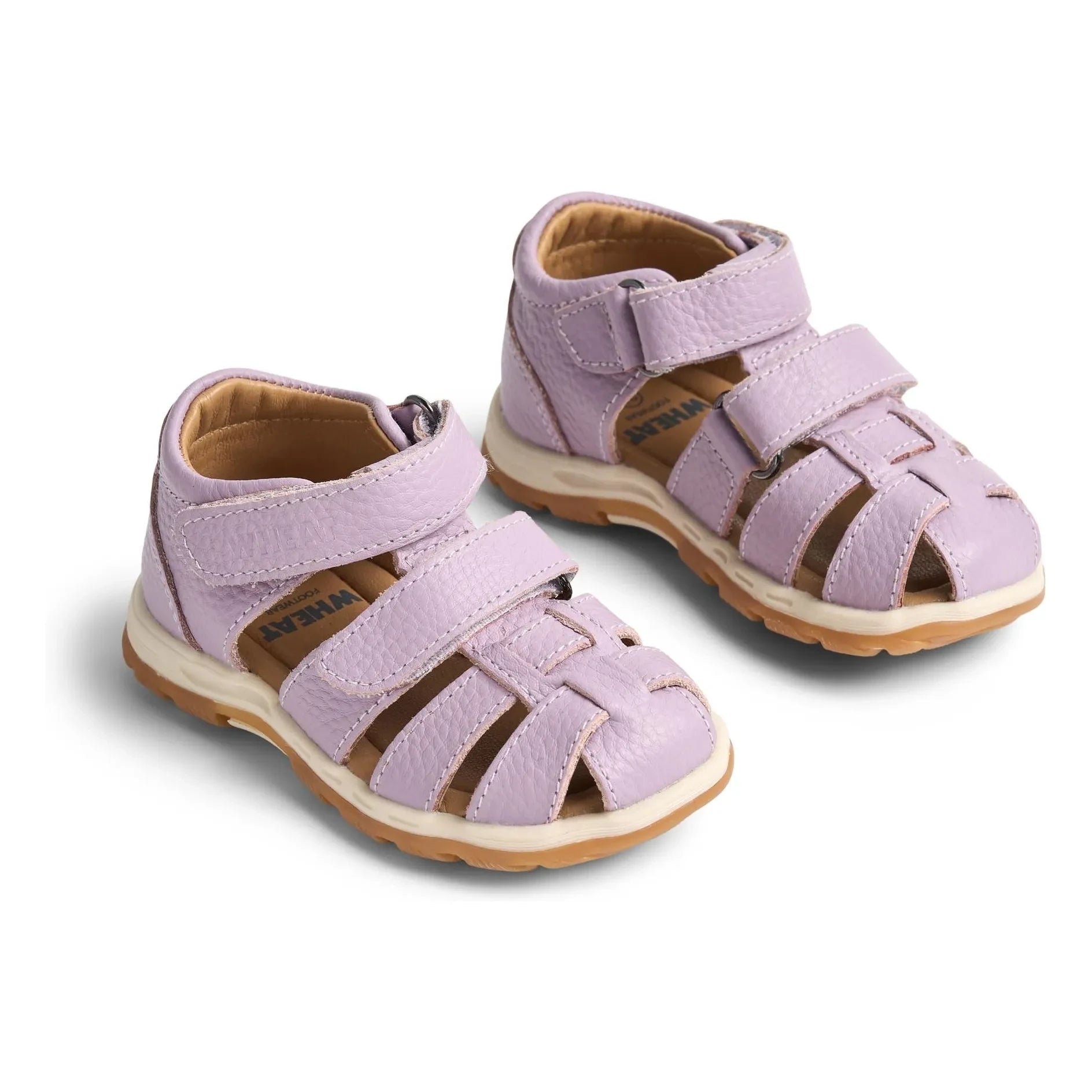 Wheat - Frei Leather Sandals | Lavender