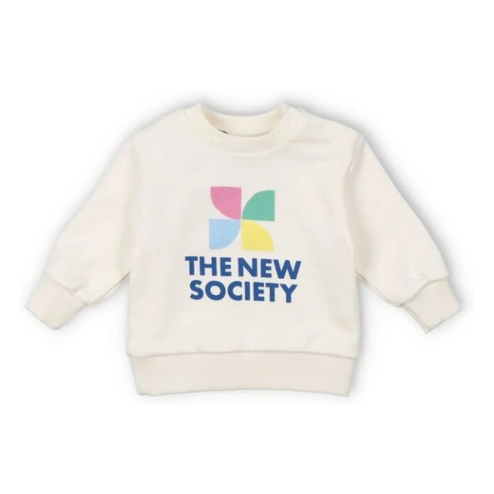 the new society - Sweat Logo Mykonos Baby | Ivory