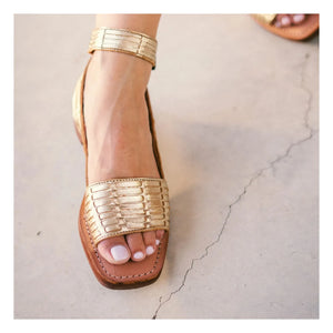 Mapache - Gloria Sandals | Champagne