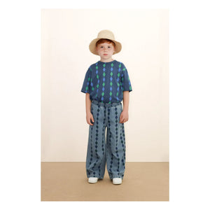 Tinycottons - Losange Organic Cotton T-Shirt | Blue